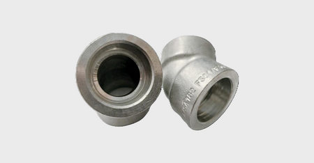 Kolano pachwinowe 45 stopni stal kwasoodporna gat. 316