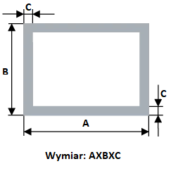 Profil aluminiowy - konstrukcyjny PA38 L-2000