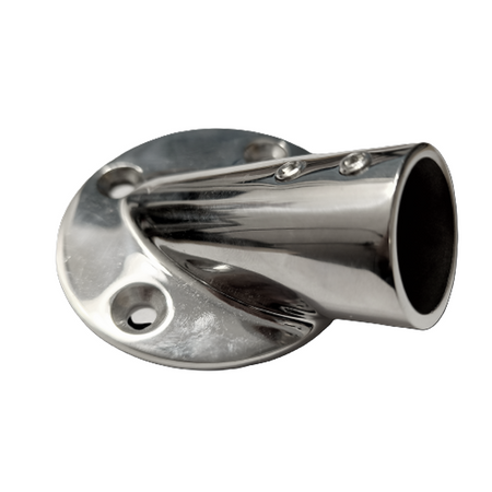 Kołnierz balustrady poler 30 stopni stal kwasoodporna A4