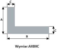 Kątownik aluminiowy - konstrukcyjny PA38 L-2000
