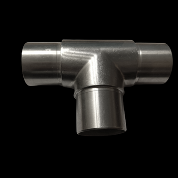 Trójnik do rury 42,4 prosty szlif stal kwasoodporna A4