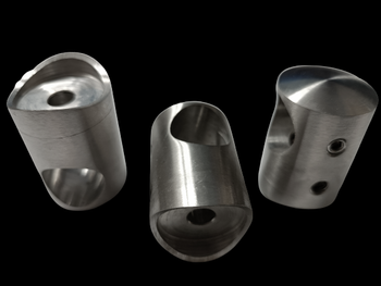 Oprawa do słupka balustrady - poler stal kwasoodporna A4