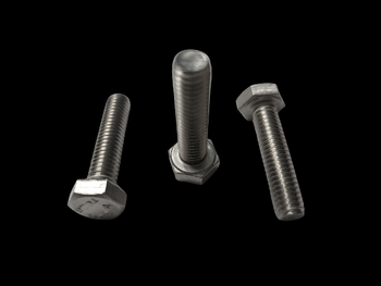 Śruba łeb sześciokątny M6 - srebrna, stal kwasoodporna gat. A2