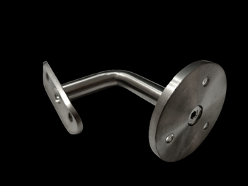 Uchwyt kątowy rury 42,4 - poler stal kwasoodporna A4