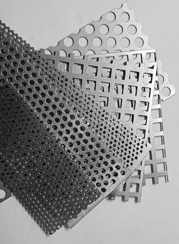 Blacha perforowana stalowa oczko okrągłe w3-p5 1X1000X1000