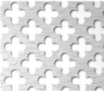 Blacha perforowana stalowa koniczynka 1X1000X2000 	