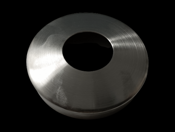 Maskownica (rozeta) do rury 42,4 poler stal kwasoodporna A4