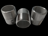 Nypel 1-stronnie gwintowany stal kwasoodporna gat. 304