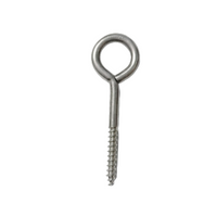 Wkręt z oczkiem stal kwasoodporna gat. A2 - srebrny