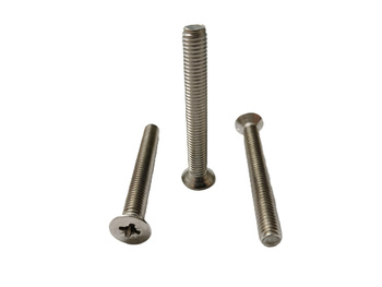 Śruba łeb stożkowy M8 - srebrna, stal kwasoodporna gat. A2