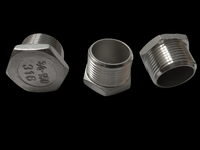 Korek stożkowy 6-kąt stal kwasoodporna gat. 316